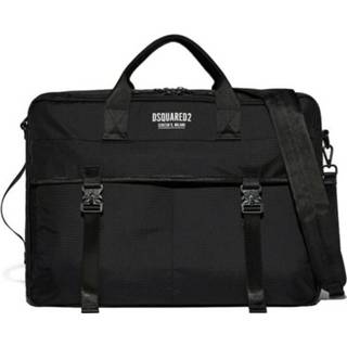 👉 Briefcase zwart onesize mannen Ceresio 9 3-Way Dsquared2 , Heren 8055777089149