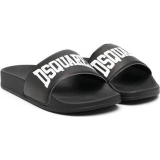 👉 Slippers zwart mannen Logo Dsquared2 , Heren