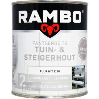 👉 Rambo Tuin - & Steigerhout 750 ml Puur Wit 1138