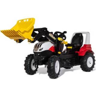 👉 Voor lader jongens rood RollyFarmtrac Premium II Steyr - rollyTrac voorlader, rollyAir banden nieuw 4006485730025