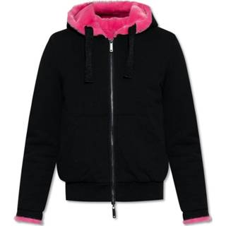 👉 Hoodie zwart vrouwen Reversible Emporio Armani , Dames