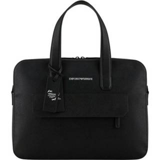 👉 Briefcase zwart onesize mannen Emporio Armani , Heren