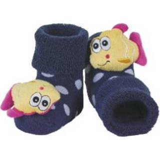👉 Rammelaar katoen mix meisjes blauw pasgeborene baby's Sterntaler Baby sokjes vis 4055579652538