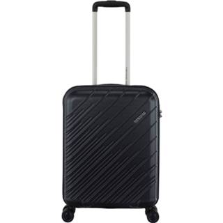 👉 Spinner zwart recyclex American Tourister Speedstar 55 black Harde Koffer 5400520166494