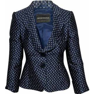 👉 Blazer blauw vrouwen Floral Embroidered Emporio Armani , Dames