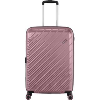 👉 Spinner rose goud recyclex roze American Tourister Speedstar 67 Expandable gold Harde Koffer 5400520166678