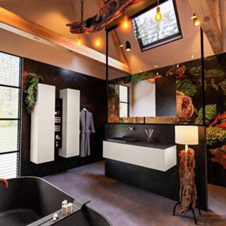 👉 Badmeubel greey MONDIAZ ERIN 120cm onderkast kleur met 1 lade. Wastafel RIDGE links zonder kraangaten Urban. 6017345795717