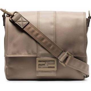 👉 Bruin onesize mannen Baguette Messenger Fendi , Heren 8056867984269
