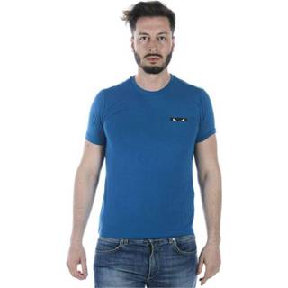 👉 Shirt blauw mannen T-Shirt Fendi , Heren 8054896961152