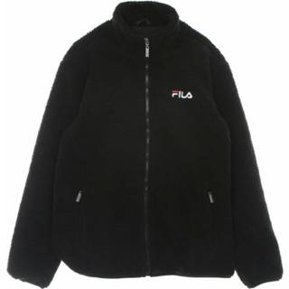 👉 Fleece jas zwart s mannen Prentis liner man satoshi sherpa jacket Fila , Heren