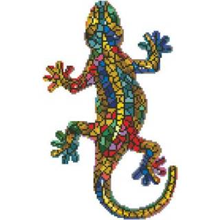 👉 Kleurrijk meisjes DIAMOND DOTZ ® Original Schilderij Gekko Paua 4897073244204
