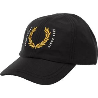 👉 Baseball cap zwart onesize mannen Adjustable Fred Perry , Heren 5034606256078