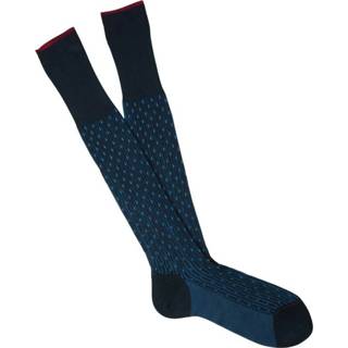 👉 Sock blauw m mannen Lily Print Socks Gallo , Heren