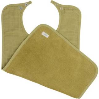 👉 Slab biologisch katoen groen meisjes donkergroen Lullaby Planet 50x30 cm Meer Green 5745000454068