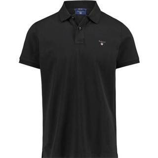 👉 Poloshirt zwart XS mannen Herren Regular Fit Kurzarm Gant , Heren 7322626053028