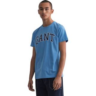 👉 Shirt blauw m mannen T-Shirt Gant , Heren 1657654452977