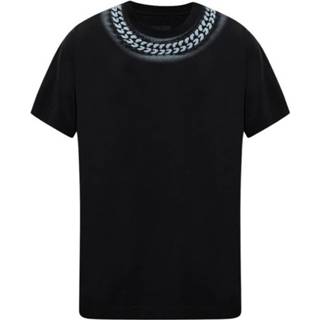 👉 Print T-shirt zwart XL mannen Chain-Link Givenchy , Heren