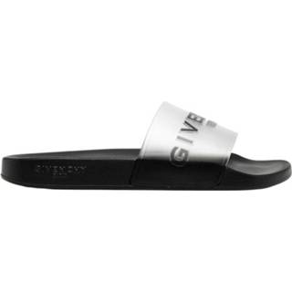 👉 Wit mannen Logo-Print Open-Toe Slides Givenchy , Heren