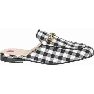 👉 Slippers zwart vrouwen Princetown Gingham Gucci , Dames