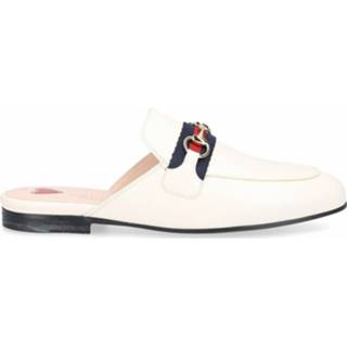👉 Loafers wit vrouwen Loafer Princetown Kalbsleder Logo Horsebit-Detail weiß Gucci , Dames