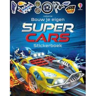 👉 Stickerboek active Uitgeverij usborne supercars 9781801311359