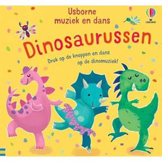 👉 Geluidenboekje active Uitgeverij usborne geluidenboek muziek en dans - dinosaurussen 9781801313735