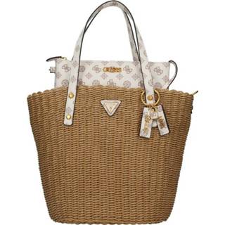 👉 Beige onesize vrouwen Hwwl8426230 Shopping bag Guess , Dames 7628067749934