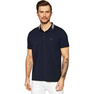 👉 Poloshirt blauw XL mannen Polo Shirt Guess , Heren