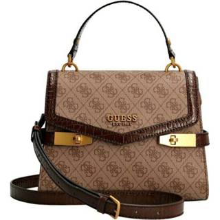 👉 Bruin onesize vrouwen Borsa Zadie Logo Guess , Dames 7624302416708