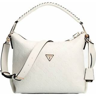 👉 Wit PU onesize vrouwen Sac à main en cuir Helaina Guess , Dames