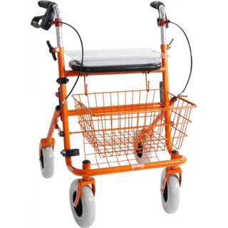 👉 Oranje Provo Rollator-Oranje 8718874111310