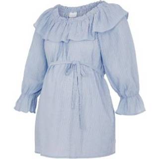 👉 Mamalicious Zwangerschapsblouse MLNORA Azuurblauw