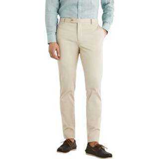 👉 Pantalon beige W34 W36 W38 W40 W33 mannen Chino Tissu Velouté Hackett , Heren