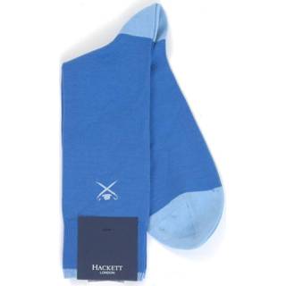 👉 Sock blauw mannen Mecerisd Cot Tip socks Hackett , Heren