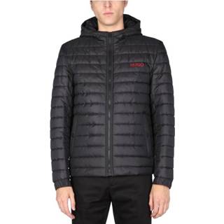 👉 Downjacket zwart XL mannen Hooded Down Jacket Hugo Boss , Heren