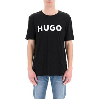 👉 Print T-shirt zwart XL mannen Logo Hugo Boss , Heren