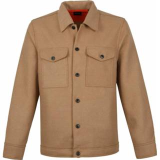 👉 Overshirt beige mannen Lom Hugo Boss , Heren