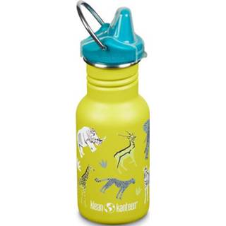👉 Drinkfles RVS active Klean kanteen sippy cap - safari 355ml