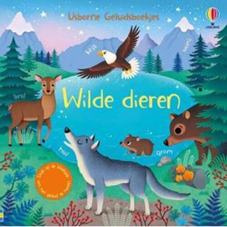 👉 Geluidenboekje active Uitgeverij usborne geluidenboek wilde dieren 9781801311625