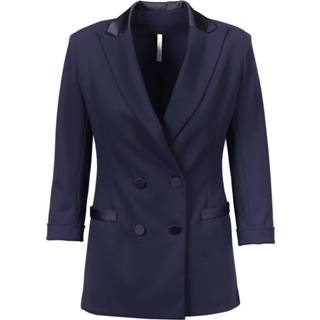 👉 Blazer blauw m vrouwen Double-Breasted Imperial , Dames 8052863181220