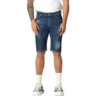 👉 Bermuda blauw W31 W36 mannen con rotture John Richmond , Heren