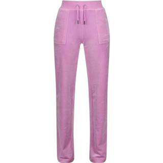 👉 Sweatpant roze XL vrouwen Classic Velour Del Ray Sweatpants Juicy Couture , Dames 5059439089907