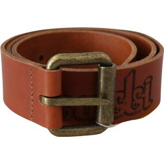 👉 Riem bruin vrouwen Logo Rustic Metal Buckle Belt Just Cavalli , Dames