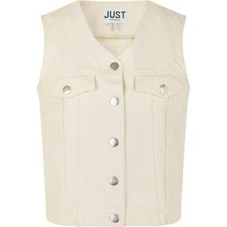 👉 Vest wit l vrouwen Bright 0111 Just Dames ,