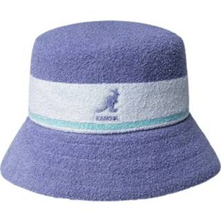 Kangol Hat Bermuda Stripe Bucket, , dames paars m vrouwen 792179753275,792179753268 K3326St Bermuda paars m vrouwen Hat Stripe Bucket K3326St Kangol , Dames