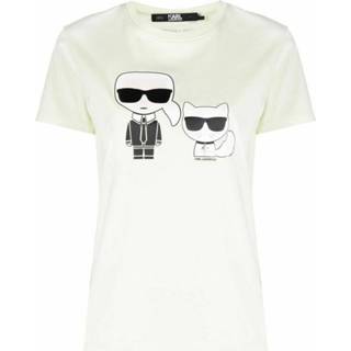 👉 Graphic print T-shirt Karl Lagerfeld , Groen , Dames