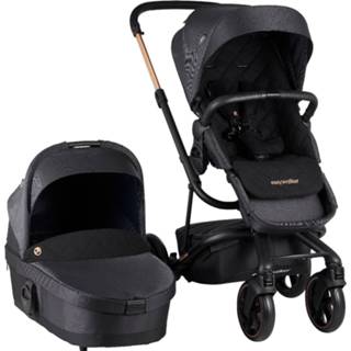 👉 Kinderwagen donkergroen zwart schuimbanden zwenkwielen voor stad emerald green kinderen Easywalker Harvey 3 Premium 2-in-1