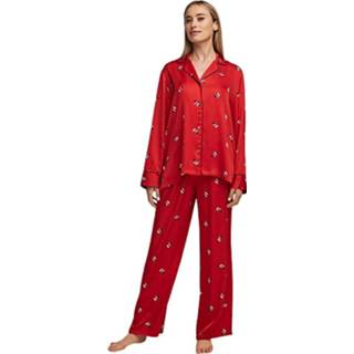 👉 Pyjama rood m vrouwen Allover Ikonik Gift Set Karl Lagerfeld , Dames