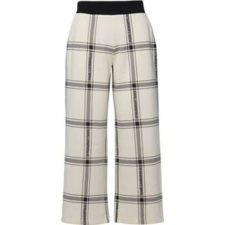👉 Sweatpant wit m vrouwen Check Printed Sweatpants Karl Lagerfeld , Dames