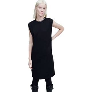 👉 Zwart l vrouwen Robe À Épaulettes Karl Lagerfeld , Dames